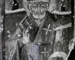 Ruski majstor: Sv. Nikola poč. XVIII v, tempera na dasci, 28,5 X 23,5 X 2,5 cm
